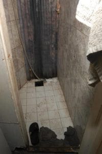 Image of shower where incident happened